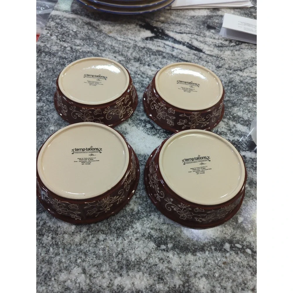 4 Temp-Tations~Presentable Ovenware By Tara Floral Lace 5